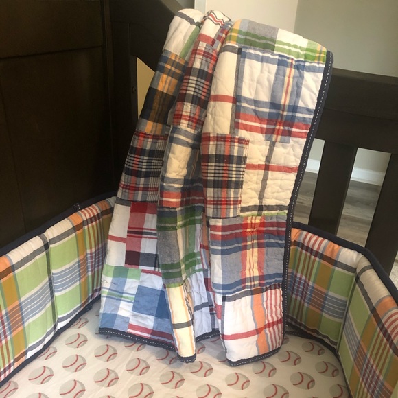 Pottery Barn Kids Other - Pottery Barn Madras Nursery Bedding